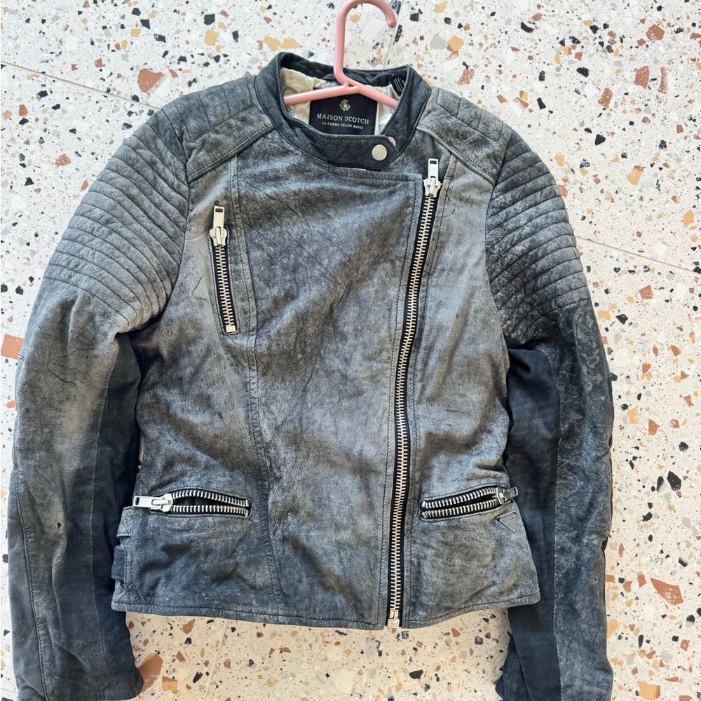 Scotch & Soda Gray and Black Star Patterned Lining - Picture 8 of 10